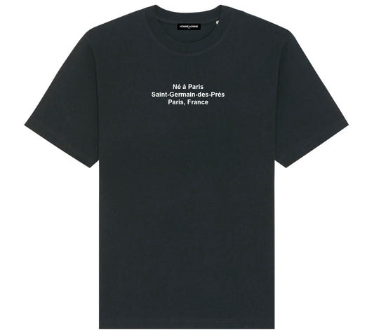 "Né à Paris" MEDIUM FIT T-SHIRT