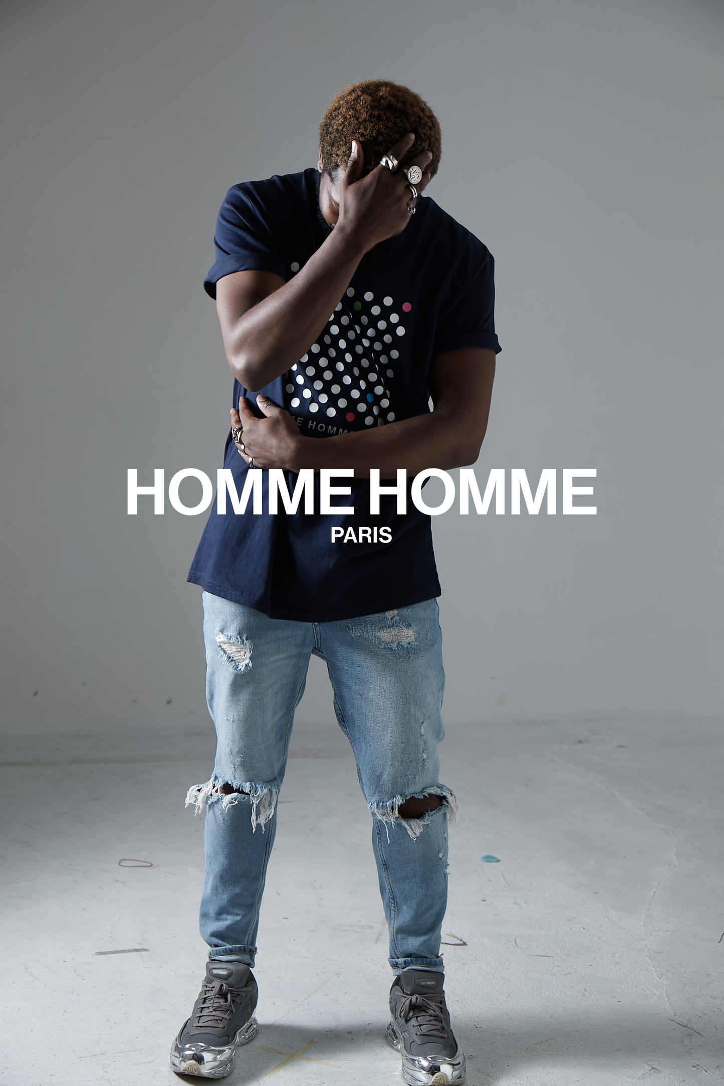 "POINTS ET COULEURS" MEDIUM FIT  T-SHIRT